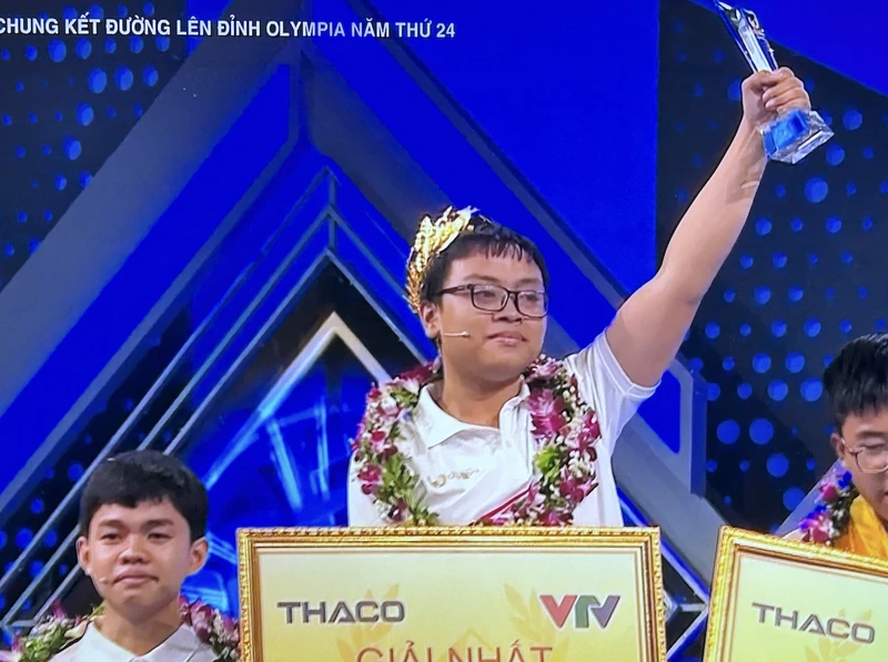 Võ Quang Phú Đức vô địch Đường lên đỉnh Olympia năm 2024