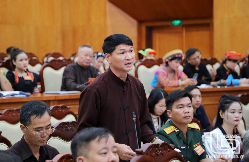 Đại biểu nêu ý kiến.