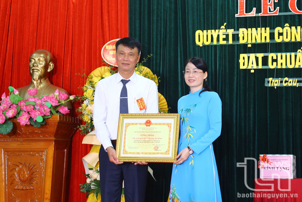 Thị trấn đầu tiên của huyện Đồng Hỷ đạt chuẩn đô thị văn minh