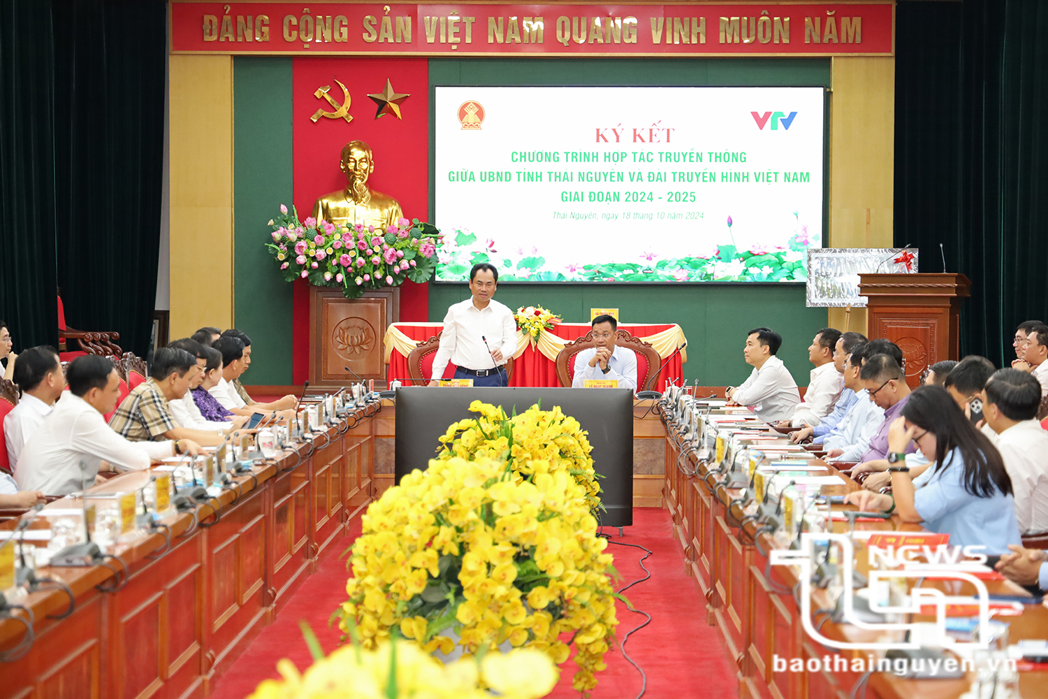 Tăng cường phối hợp truyền thông giữa Thái Nguyên và Đài Truyền hình Việt Nam