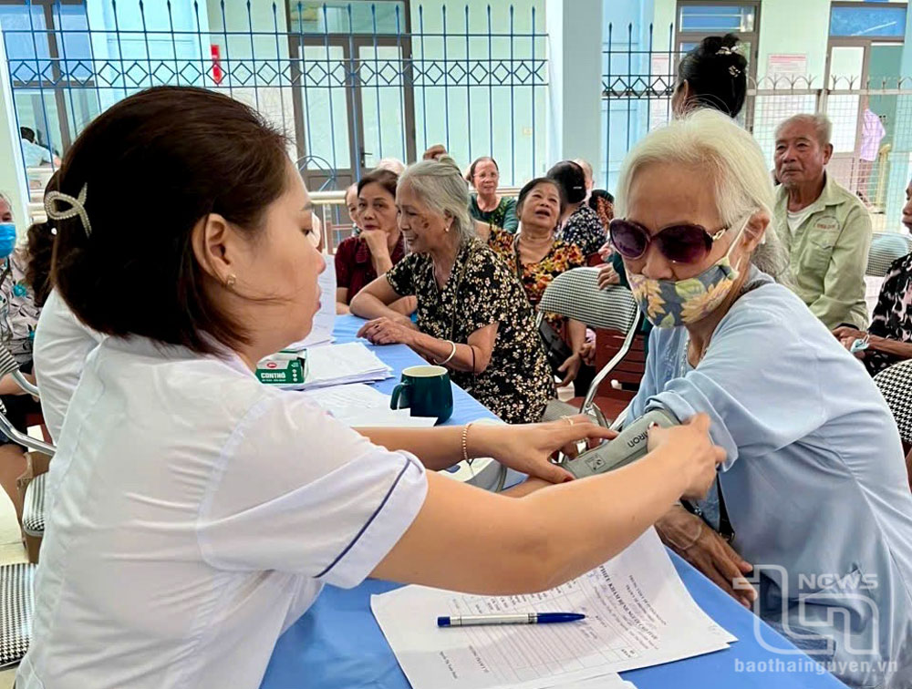 TP. Thái Nguyên: Trên 61% người cao tuổi được khám sức khỏe định kỳ