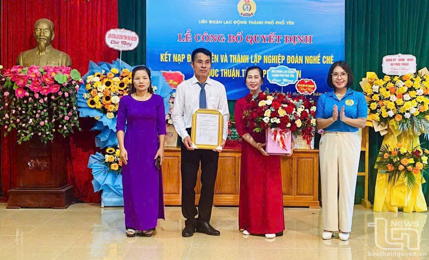 Thành lập Nghiệp đoàn nghề chè xã Phúc Thuận