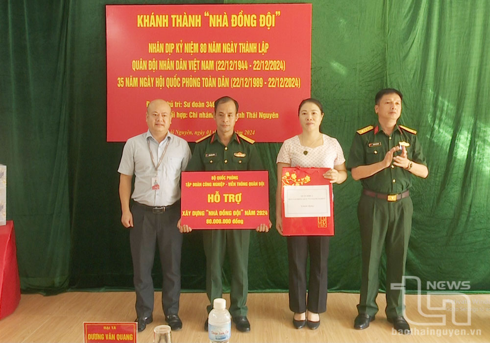 Khánh thành “Nhà đồng đội” cho quân nhân có hoàn cảnh khó khăn