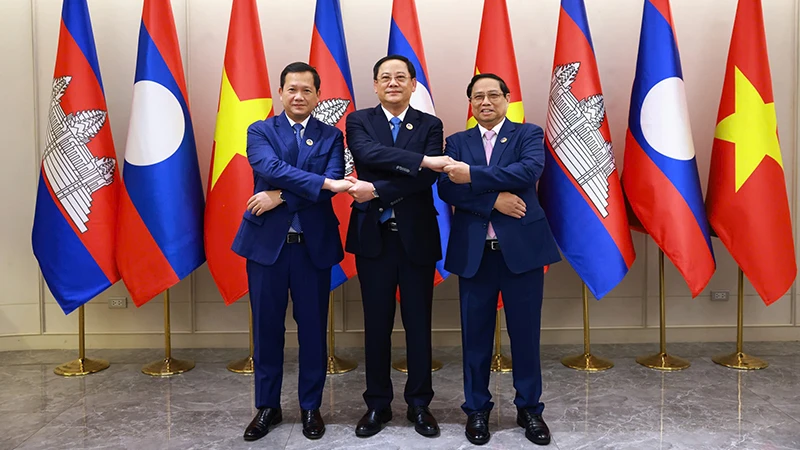 Tăng cường hợp tác kinh tế, thương mại Việt Nam-Lào-Campuchia, tạo đột phá chiến lược tương xứng tầm vóc quan hệ