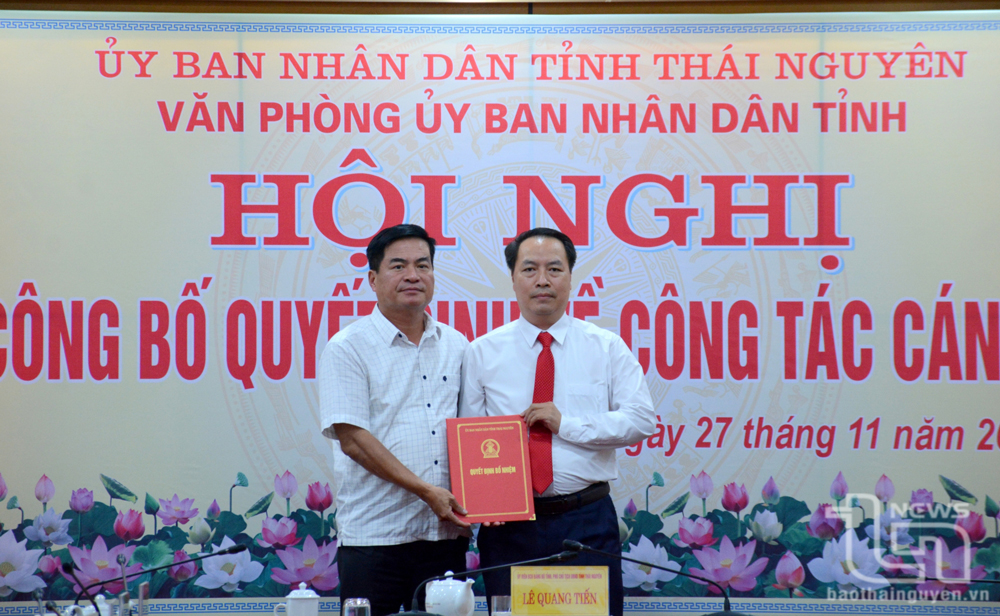 Đồng chí Nguyễn Trọng Tài giữ chức Phó Chánh Văn phòng UBND tỉnh