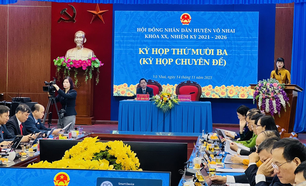 HĐND huyện Võ Nhai: Quyết nghị một số nội dung về kế hoạch đầu tư công