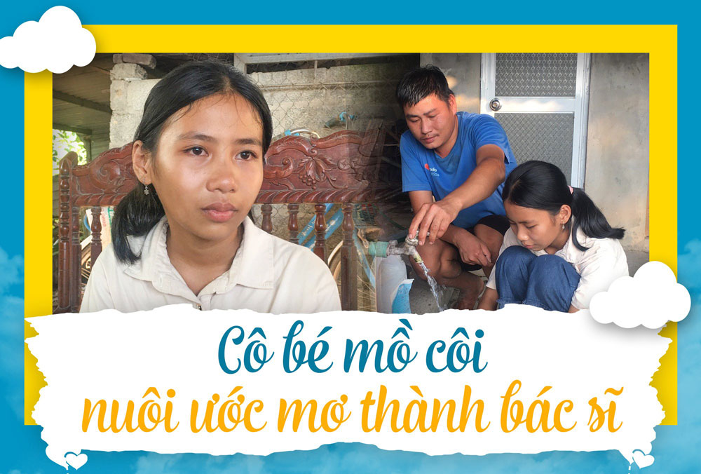 Cô bé mồ côi nuôi ước mơ thành bác sĩ