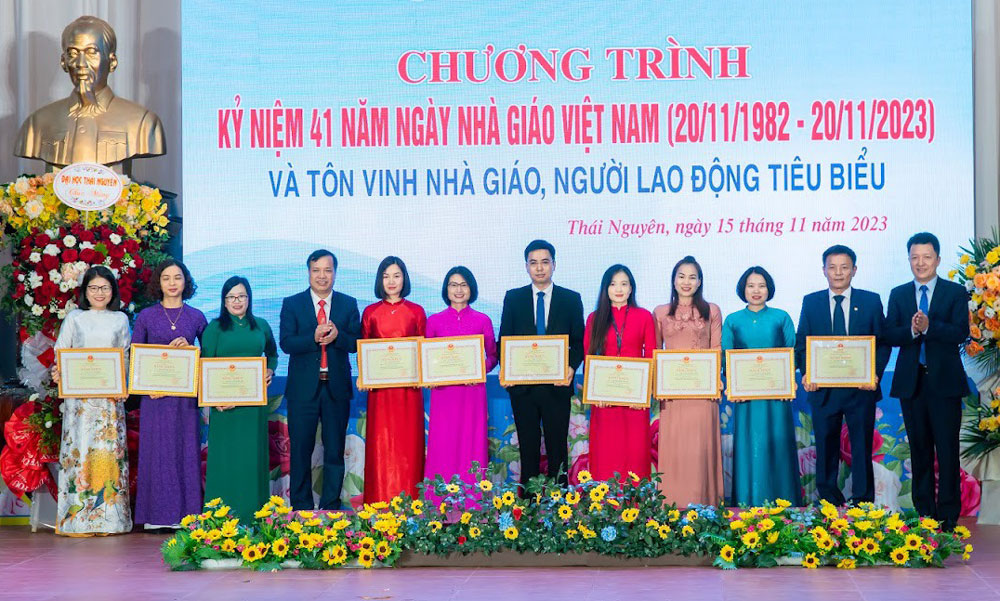 Trường Đại học Sư phạm Thái Nguyên: Tôn vinh hơn 40 nhà giáo tiêu biểu