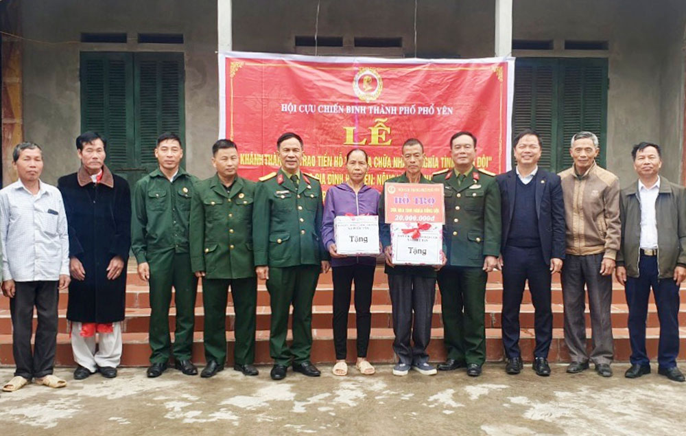 Hỗ trợ sửa chữa nhà “Nghĩa tình đồng đội” cho hội viên cựu chiến binh