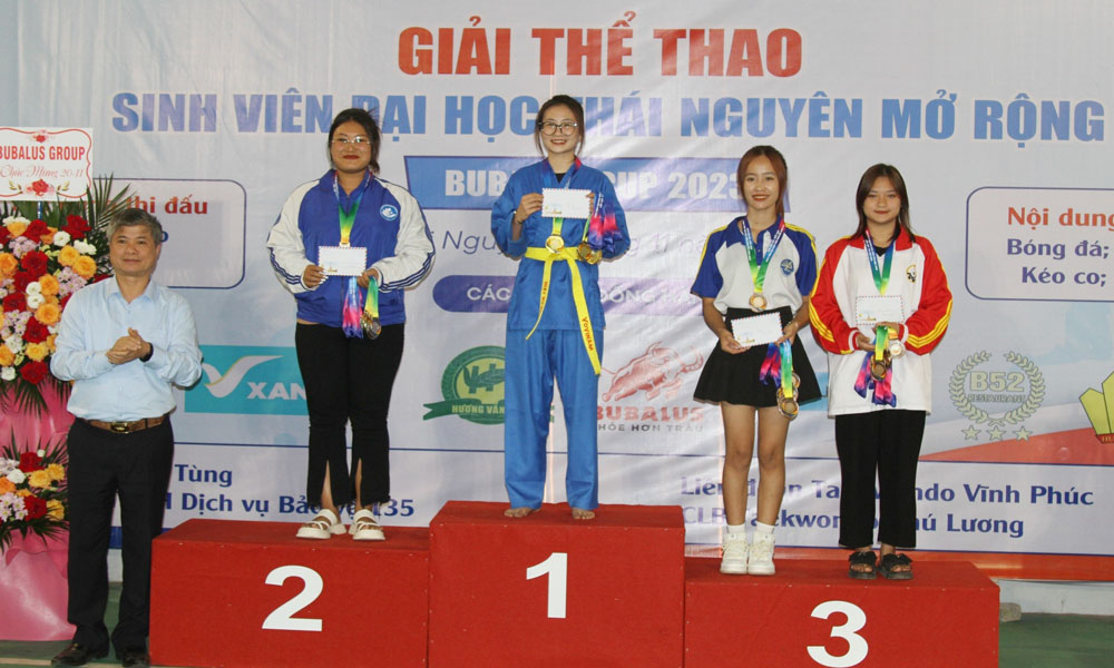 Gần 2.000 vận động viên tham dự Giải thể thao sinh viên Đại học Thái Nguyên mở rộng     
