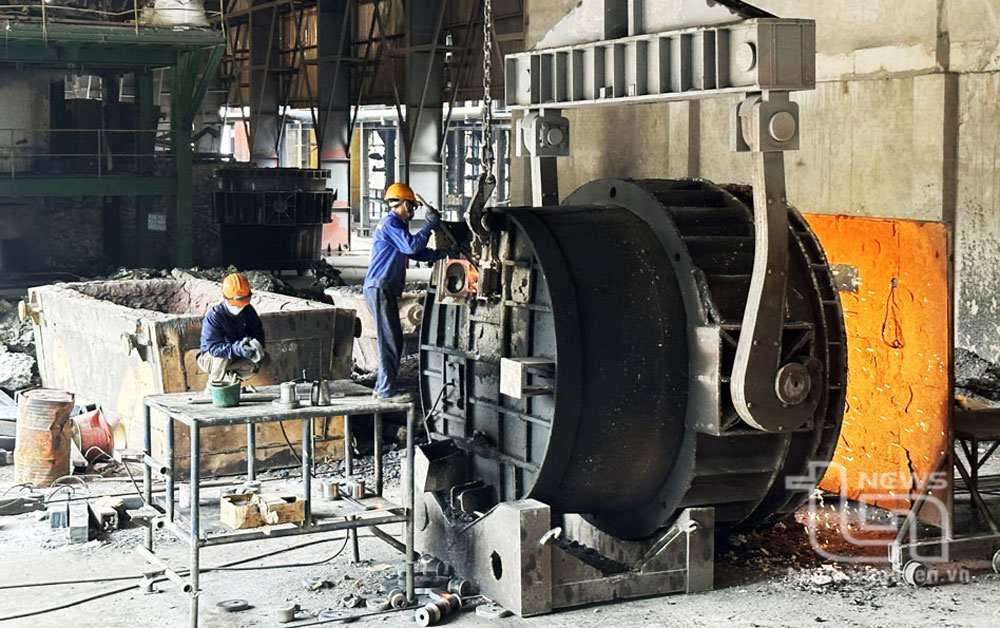 Công ty CP Thép Toàn Thắng (TP. Sông Công) hiện đang tạo việc làm cho 600 lao động với mức thu nhập bình quân đạt trên 10 triệu đồng/người/tháng.