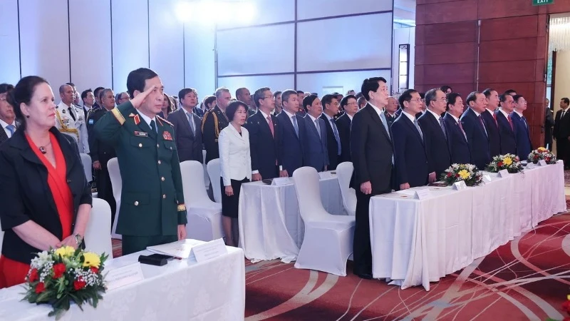 Chủ tịch nước Lương Cường dự khai trương Văn phòng Tùy viên Quốc phòng Việt Nam tại Chile