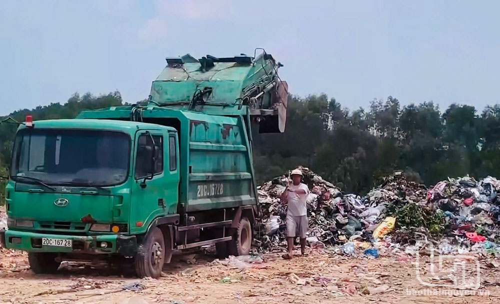 TP. Sông Công: Xử lý rác thải sinh hoạt thông qua hệ thống lò đốt