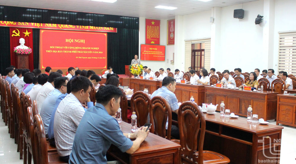 Quang cảnh Hội nghị đối thoại.