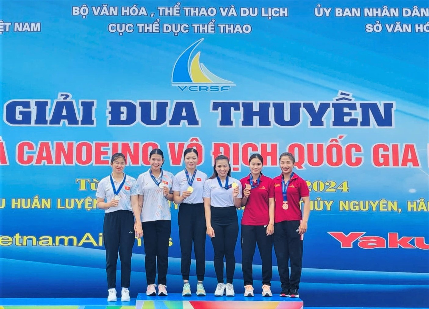 Giải Đua thuyền Rowing và Canoeing Vô địch Quốc gia năm 2024: Thái Nguyên xếp thứ 9 toàn đoàn