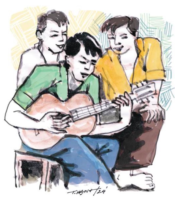 Tiếng đàn ghi ta của thầy