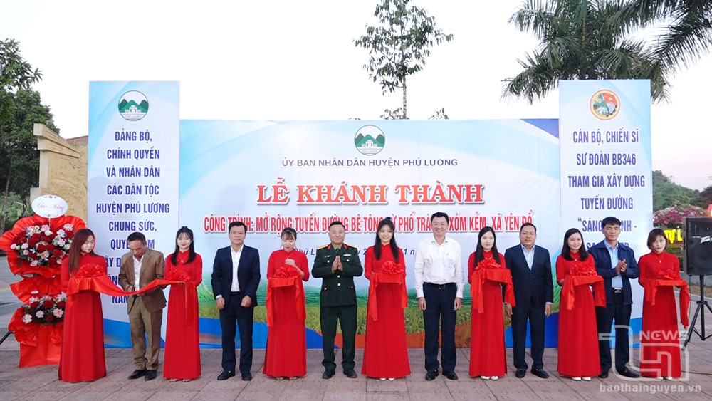 Phú Lương: Đưa vào sử dụng tuyến đường từ Phố Trào đi xóm Kẻm