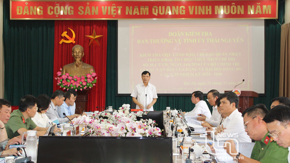 Đảm bảo điều kiện tốt nhất cho Đại hội Đảng bộ huyện Đại Từ