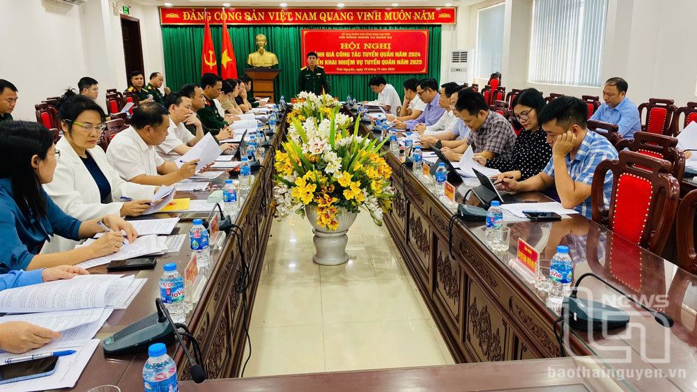 Thái Nguyên: Tăng chỉ tiêu tuyển quân so với năm 2024