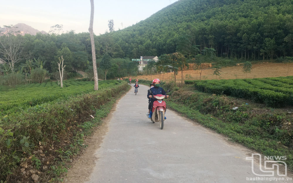 Một tuyến đường dân sinh tại xã La Hiên, địa phương là điểm sáng của huyện vùng cao Võ Nhai trong xây dựng nông thôn mới.