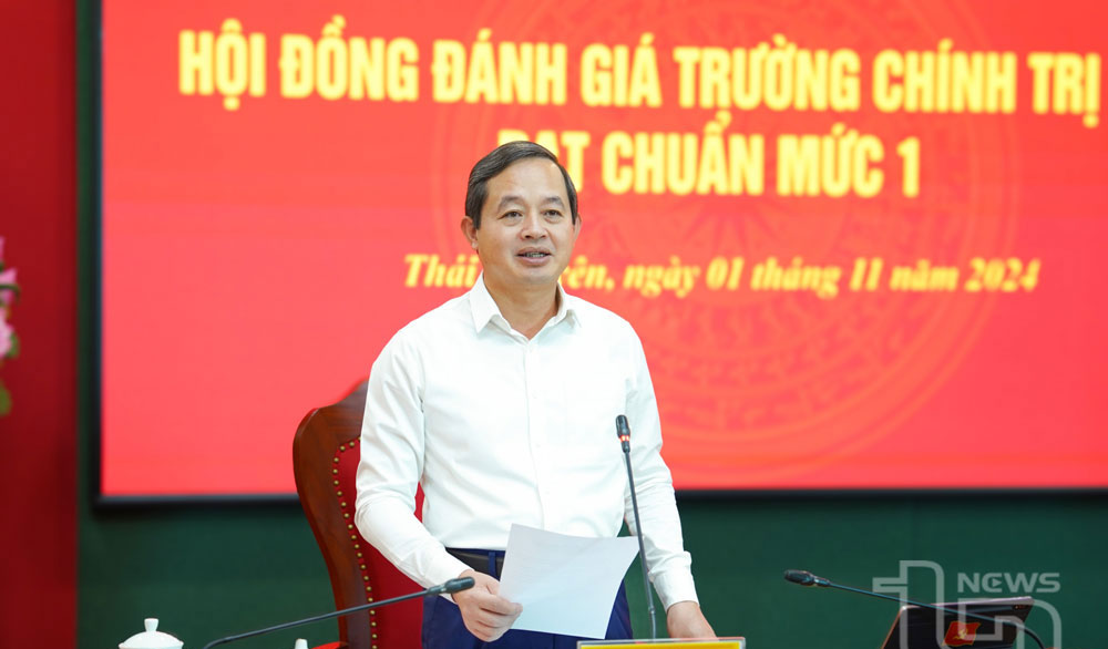 Sớm hoàn thiện các tiêu chí để Trường Chính trị tỉnh đạt chuẩn mức 1 vào dịp 20-11