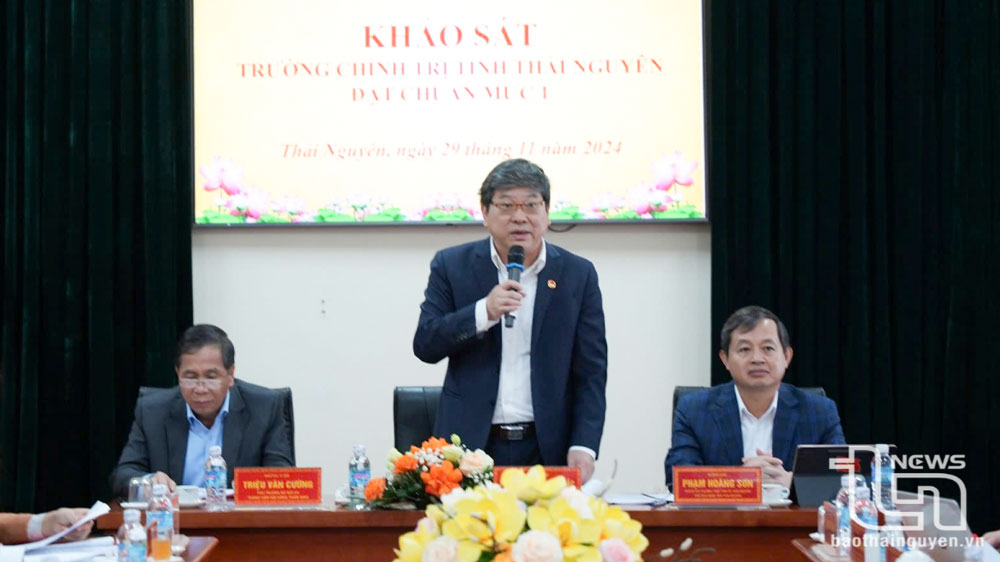 Khảo sát, đánh giá chất lượng chuẩn tại Trường Chính trị tỉnh