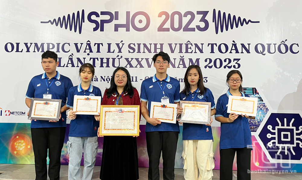 Trường Đại học Sư phạm Thái Nguyên: Giành giải Nhì Olympic Vật lý sinh viên toàn quốc