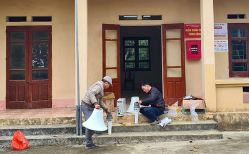 Hiệu quả loa thông minh ở xóm vùng sâu, vùng xa
