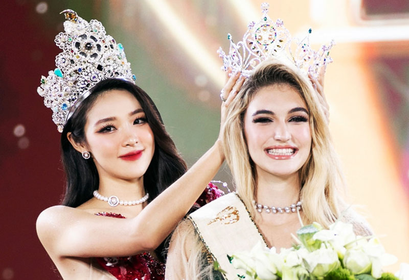 Người đẹp Albania giành vương miện Hoa hậu Trái đất 2023, đại diện Việt Nam đạt Á hậu 2