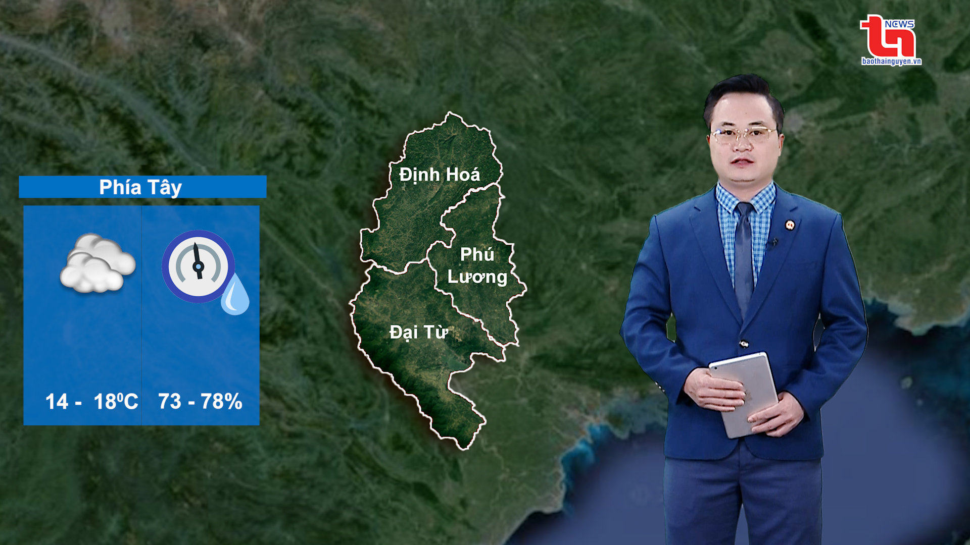 Dự báo thời tiết Thái Nguyên đêm 15 và ngày 16-12