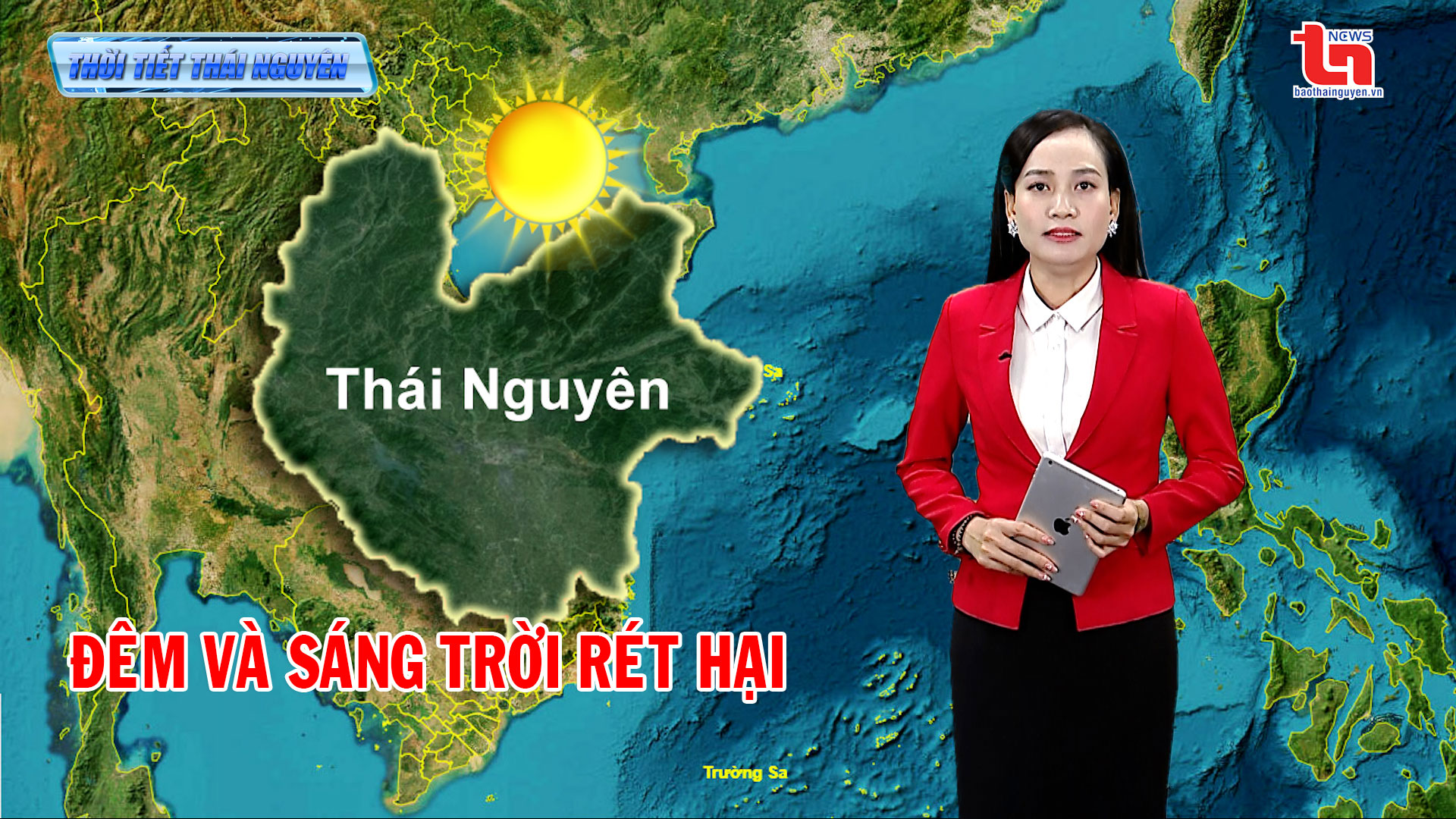 Dự báo thời tiết Thái Nguyên đêm 19 và ngày 20-12