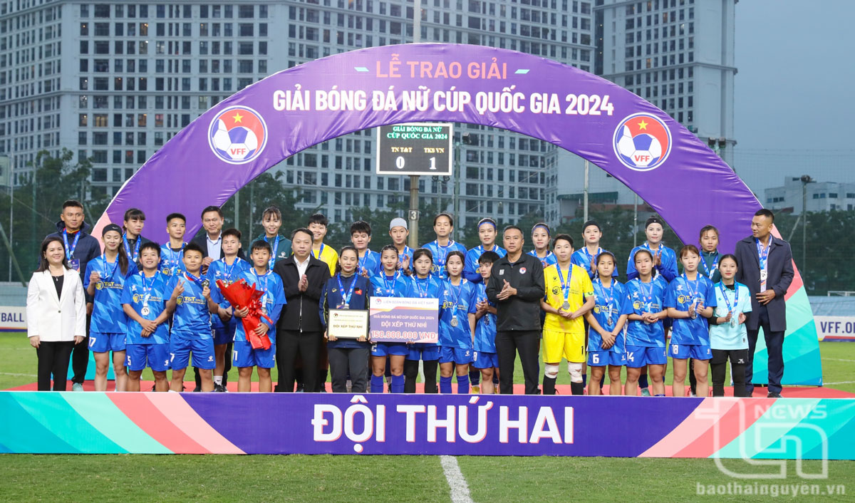 Thái Nguyên T&T giành ngôi Á quân Cúp Quốc gia