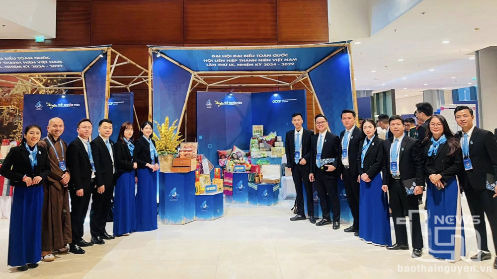 Đoàn đại biểu thanh niên tỉnh Thái Nguyên.