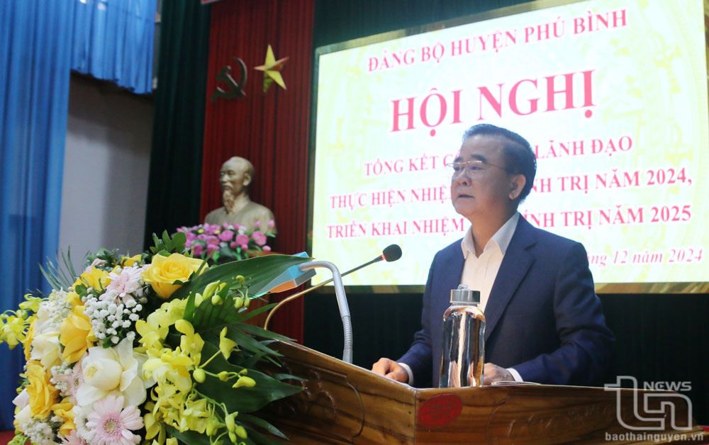 Đảng bộ huyện Phú Bình: Tập trung lãnh đạo thực hiện thắng lợi Nghị quyết