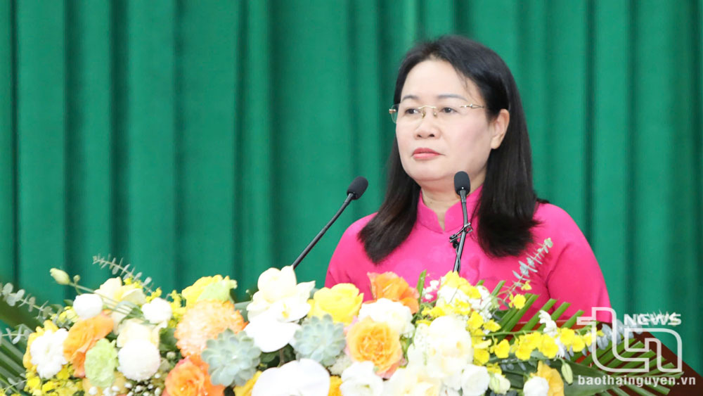 Bà Nguyễn Thị Quỳnh Hương, Giám đốc Sở Lao động Thương binh và Xã hội.