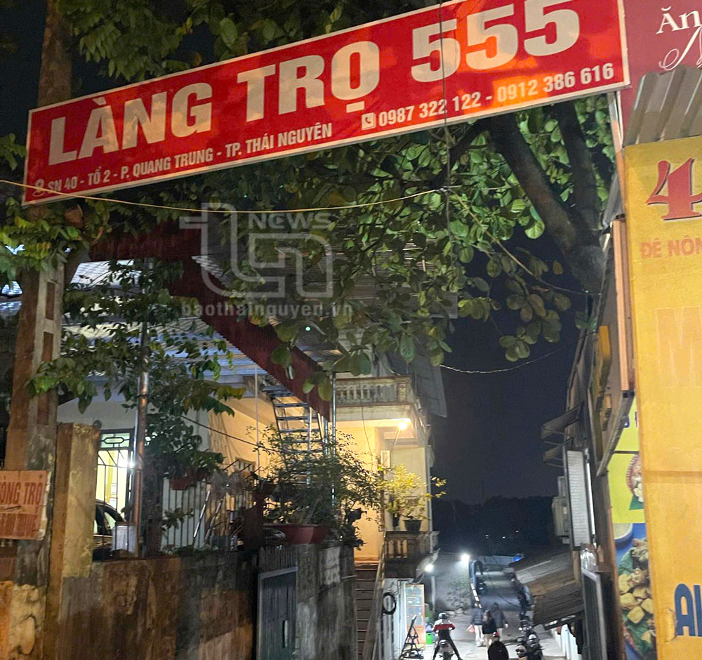 Khu nhà trọ xảy ra vụ việc.