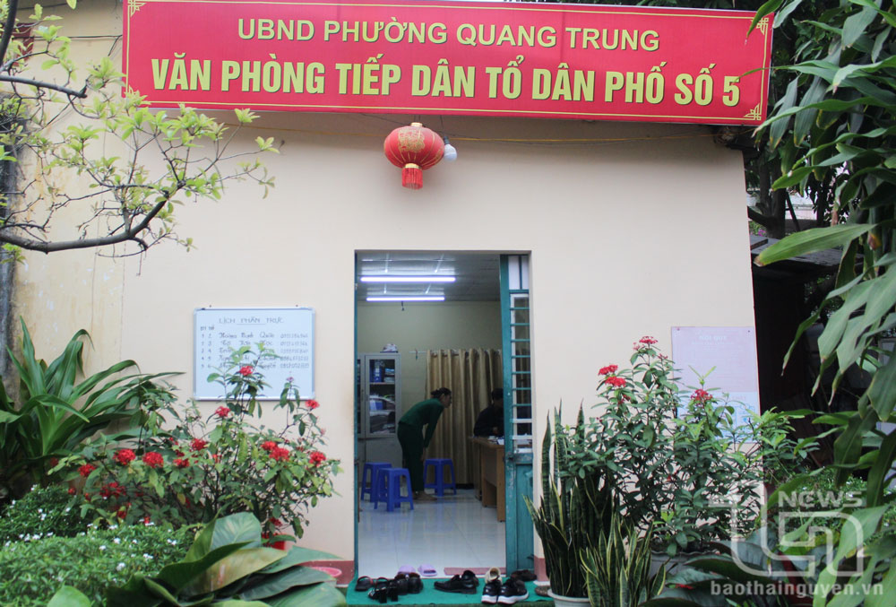 Tổ dân phố số 5, phường Quang Trung (TP. Thái Nguyên) đã huy động các nguồn lực hỗ trợ xây dựng phòng tiếp công dân của Tổ, tạo điều kiện thuận lợi cho nhân dân đến giao dịch.