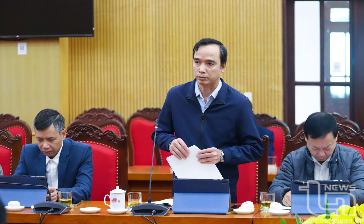 Các đại biểu phát biểu tại Hội nghị.