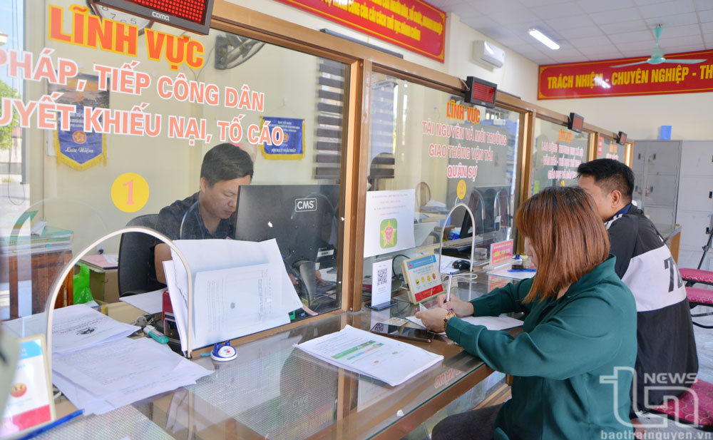 Phú Lương: 100% hồ sơ, kết quả giải quyết thủ tục hành chính được số hóa