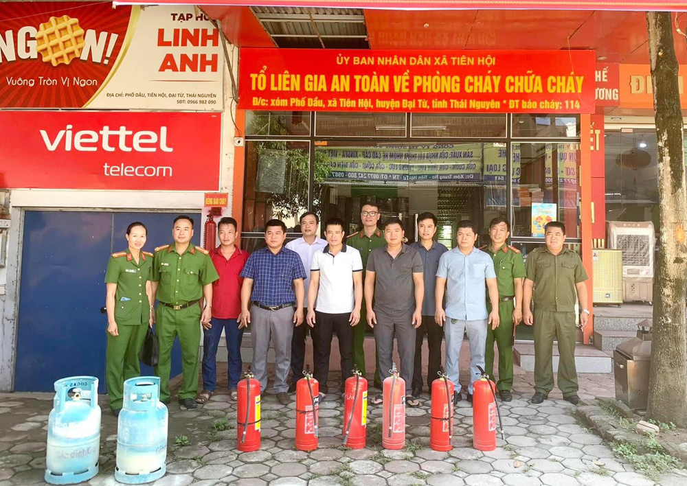 Đại Từ: Ra mắt mô hình Tổ liên gia an toàn về phòng cháy chữa cháy