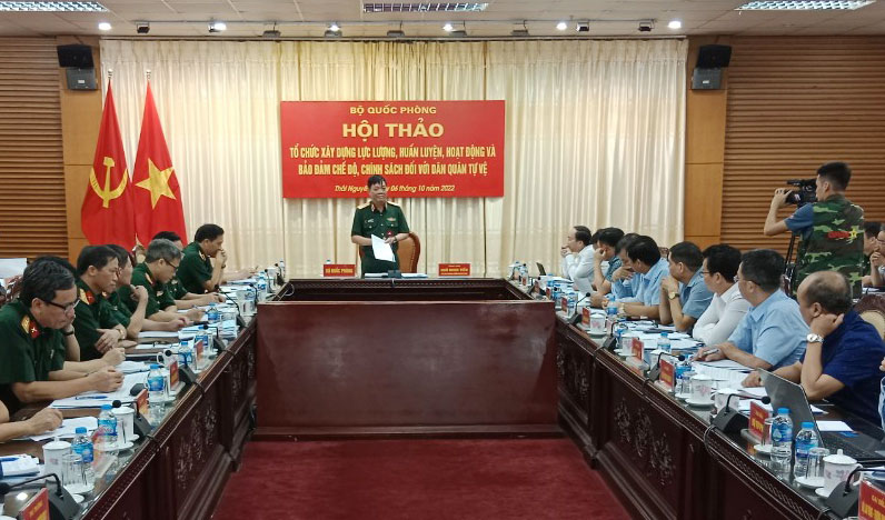Bộ Quốc phòng: Hội thảo về xây dựng lực lượng dân quân tự vệ