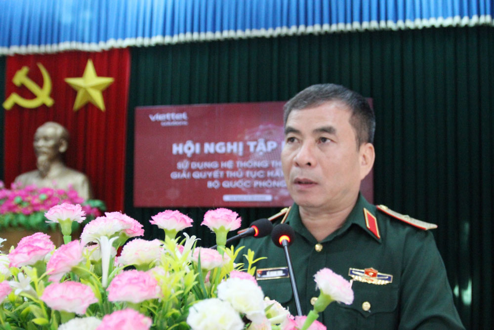 Quân khu 1: Tập huấn công nghệ thông tin giải quyết thủ tục hành chính