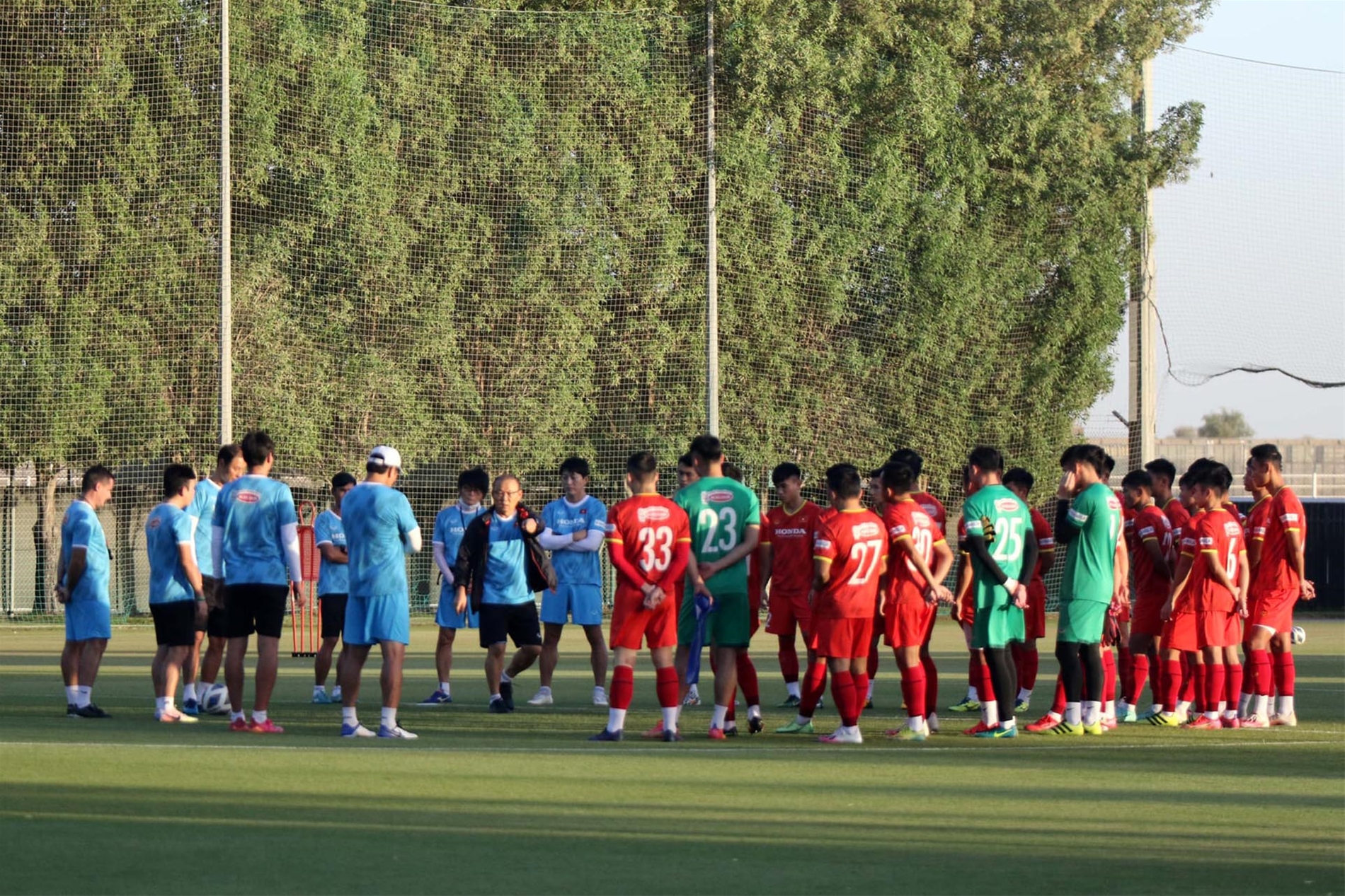 U23 Việt Nam hoàn thành buổi tập cuối cùng tại UAE