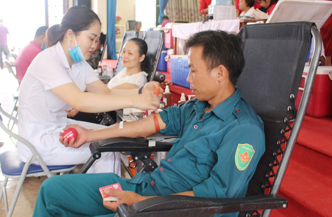 Phú Bình: Thu được 380 đơn vị máu