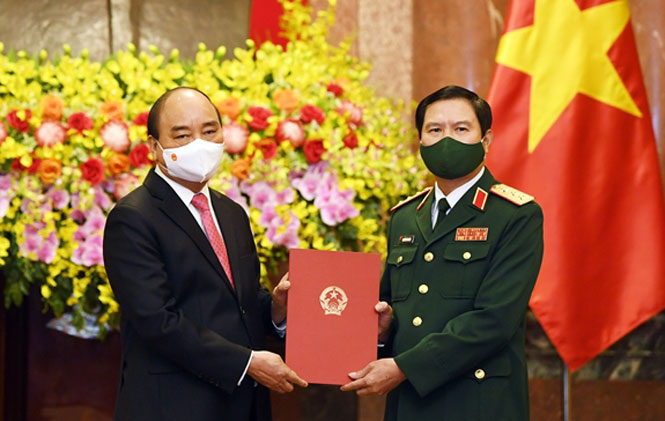 Chủ tịch nước trao quyết định bổ nhiệm Tổng Tham mưu trưởng Quân đội nhân dân Việt Nam