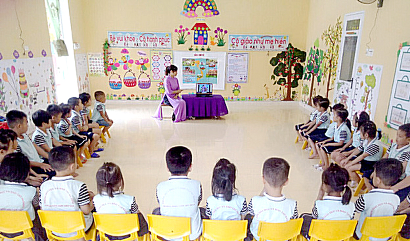 Hướng dẫn vị trí việc làm, định mức giáo viên trường mầm non công lập