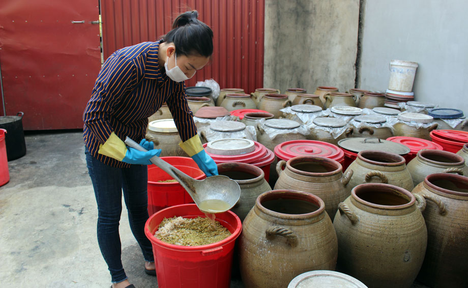 Úc Kỳ có nghề làm tương nếp 