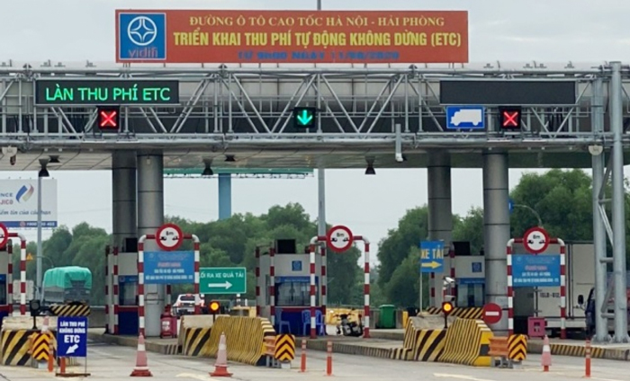 Lùi thí điểm thu phí tự động trên cao tốc Hà Nội - Hải Phòng tới đầu tháng 6-2022